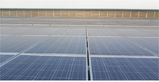 上海寶鋼-20MW-カラー瓦屋根の寫真